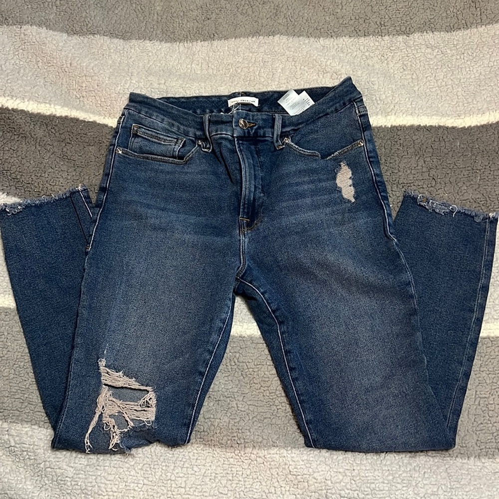 Good American Good Legs Crop